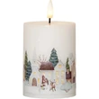 Star Trading Flamme Winterland LED-ljusstake Vit 12,5 cm