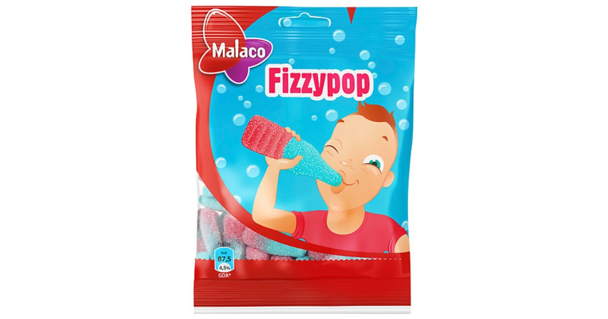 Malaco Fizzypop Original 80g