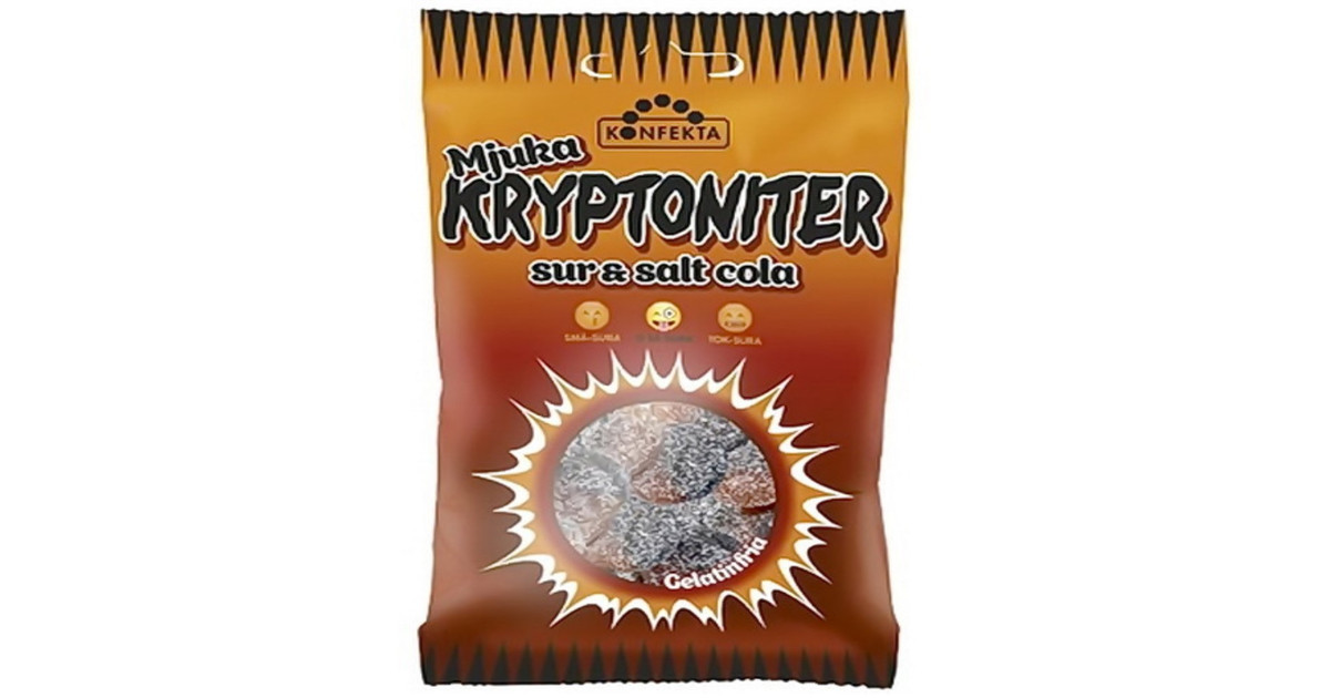 Konfekta Kryptoniter Sur & Salt Cola Mjuka 60g
