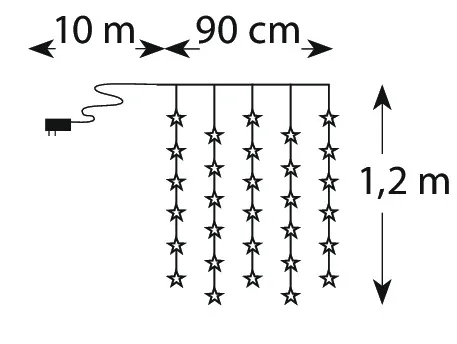 6435200148650_AIRAM_TÄHTIVERHO_VALOVERHO_2 kuva
