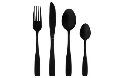 6410413030671_maku_basic_ruokailuvälineet_matta_musta kuva