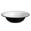 Emaljhink svart 34 cm