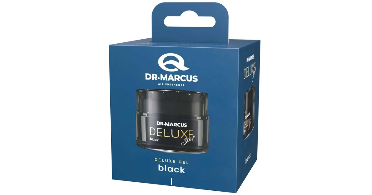 5900950765033 DR.MARCUS DELUXE SENSO- BLACK Ароматизатор гелевый  (в коробке 20шт)  Вонючка