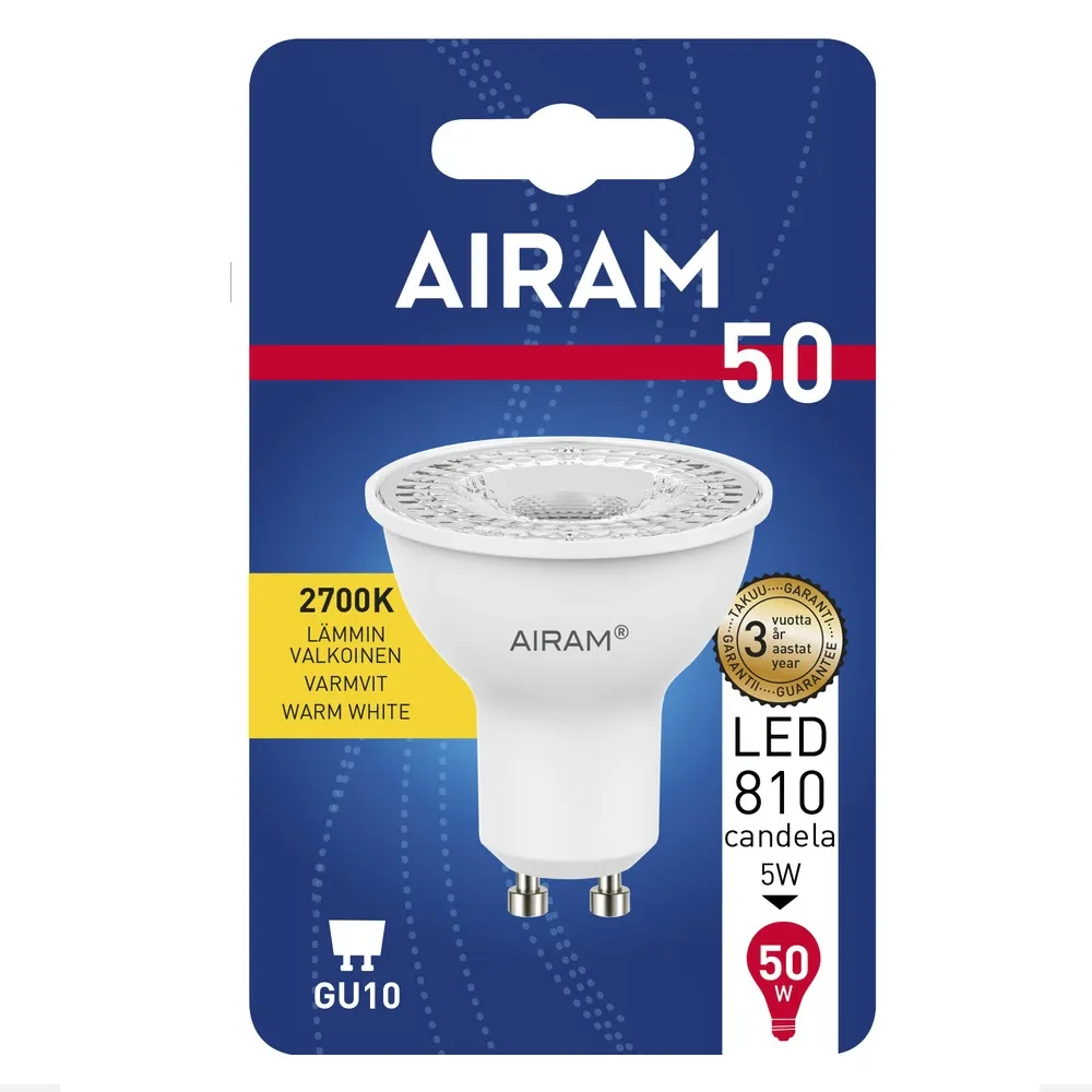 6435200180810_AIRAMKOHDELAMPPU_GU10 kuva