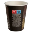 Rosa pappersbägare / kaffemugg 175 ml 50 st
