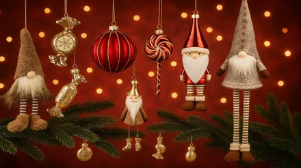 joulukoristeet banner