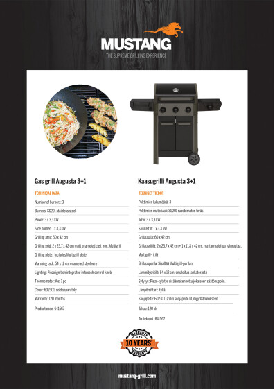 Mustang Augusta 3+1 4+1