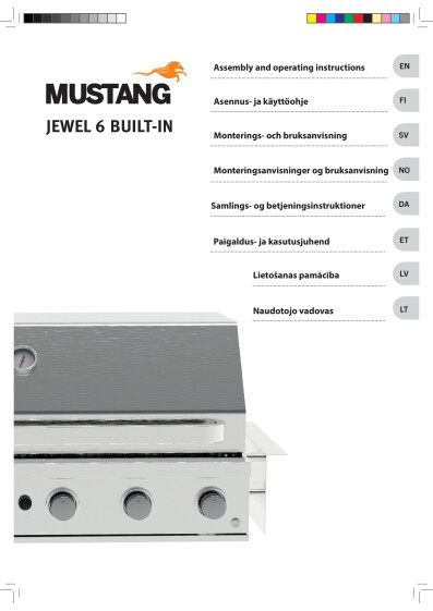 Mustang jewel 6 kasausohjeet