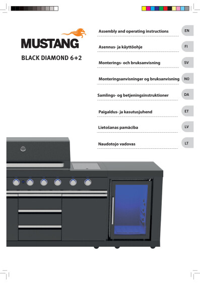 Mustang Diamond kesakeittio