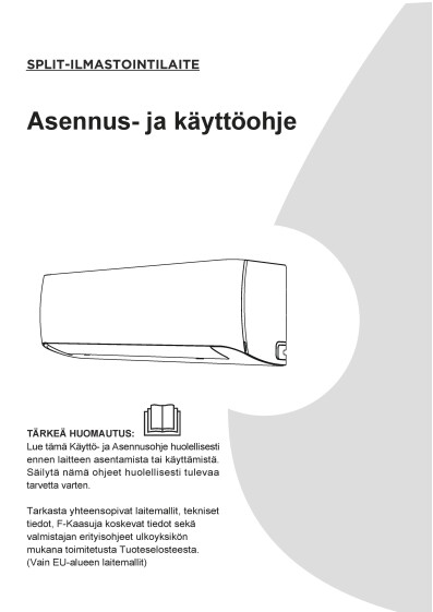 Midea oasis asennusohjeet