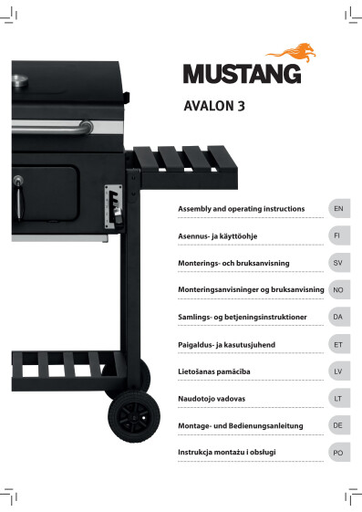 Mustang Avalon 3 Hiiligrilli