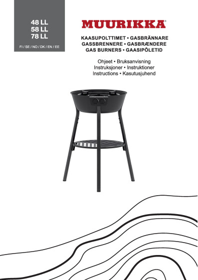 muurikka kaasupoltin kasausohje