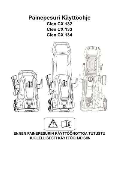 Clen CX 132 134 Kayttoohje 