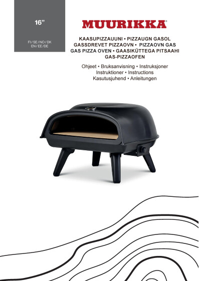 User manual 55010010 Pizza oven