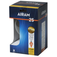 Airam Globe Led Pallolamppu 125mm 2700k E27 2w