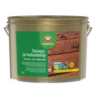 Eskaro Premium Terassi Ja Kalusteöljy ÖLjypohjainen Väritön 0,9 - 9l