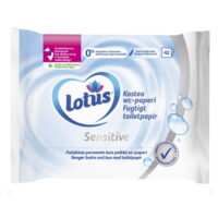 Lotus Kostea Wc-paperi Sensitive 42kpl