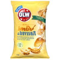 Olw Chips Smör & Havssalt 175g