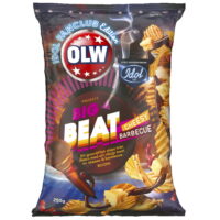 OLW CHIPS BIG BEAT CHEESY BARBEQUE 250G