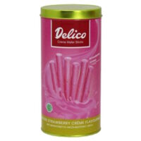 Delico Creme Wafer Sticks Strawberry Creme 250g